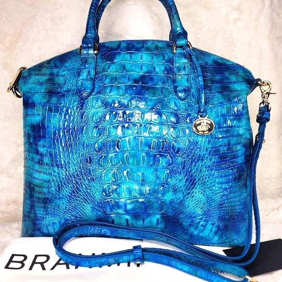 👜 NWT BRAHMIN DESIGNER MELBOURNE DUXBURY SATCHEL 3 in 1 PURSE BAG NWT - Picture 2 of 15